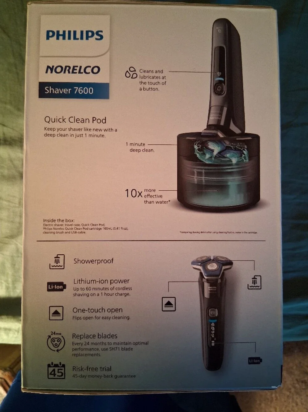 New Philips Norelco 7600 Shaver